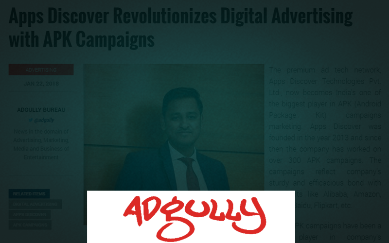 Adgully Apps Discover Revolutionizes Digital Advertising With Apk